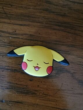 Pokemon Pikachu Crocs Charm / Rubber Pin- Sleeping